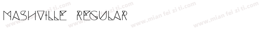 Mashville Regular字体转换